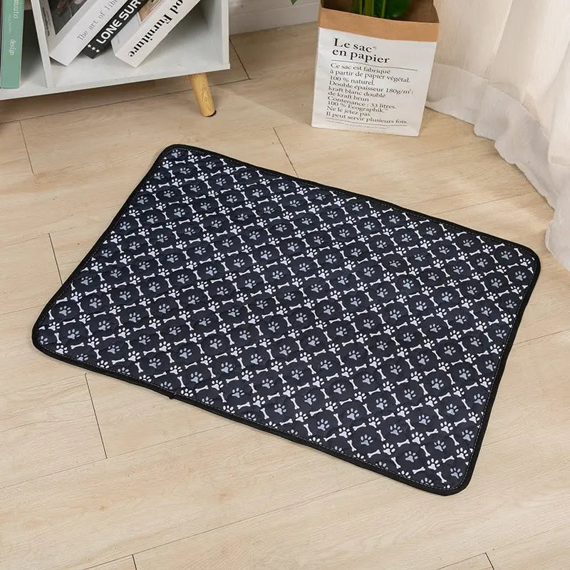 Water Absorbing Pet Urine Pad Skid Resistant Easy Drying Cat Litter Mat Training Pad Washable Reusable Pet Urine Pad  Killer Products