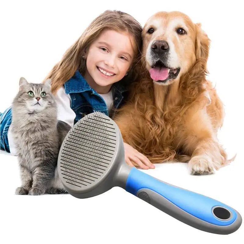 Pet Grooming Dog Brush for Long Hair Removes Pet Cat Hair Shedding Comb Puppy Slicker Brush  Killer Products