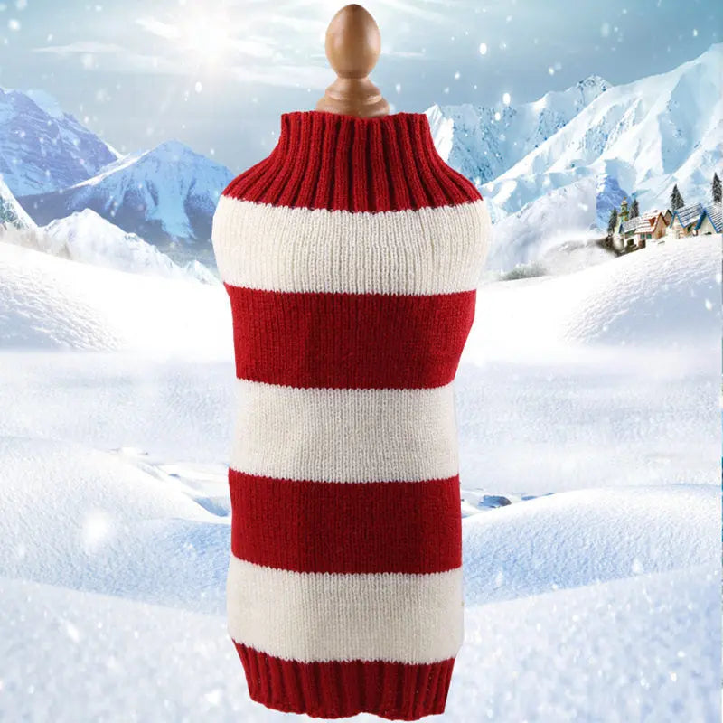 New /winter Wool Dog Sweater Simple Twisted Rope Elasticity Knitting Sweater for Medium and Big Pets Supplies Dogs Accessories  Killer Products