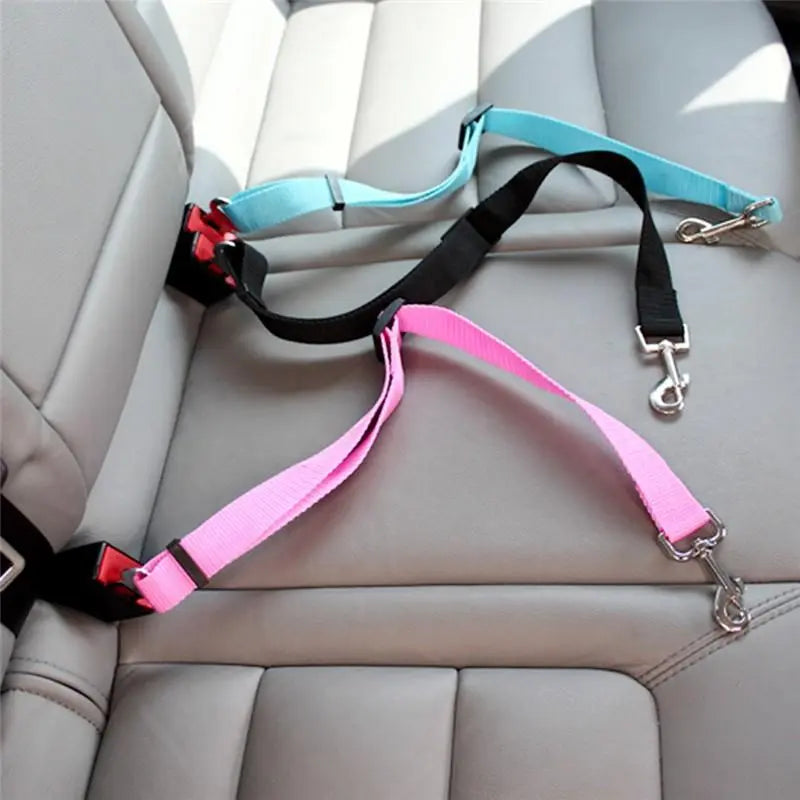 Dog seat belt safety protector car travel pets accessories dog leash solid car harness  Killer Products