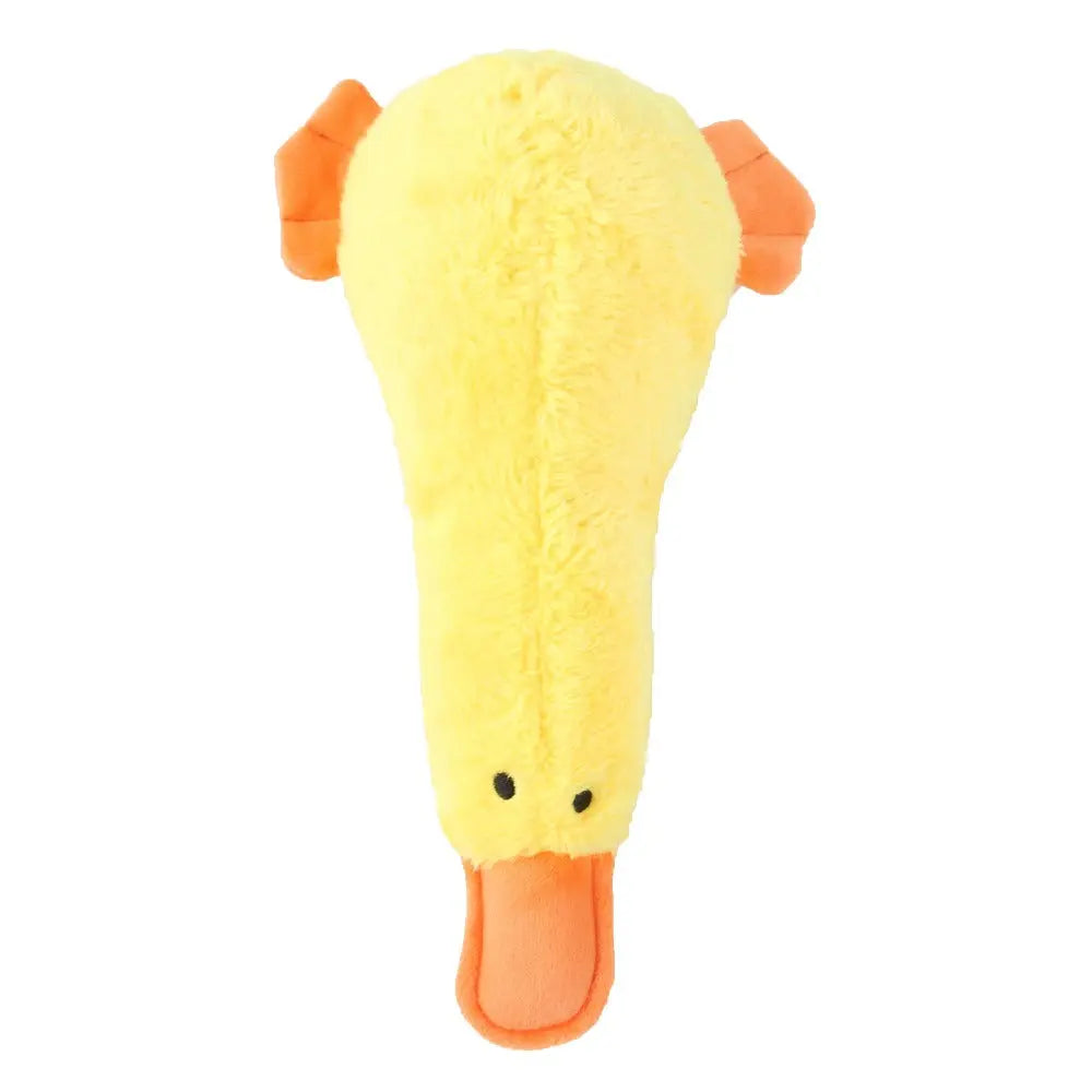 Pet Plush Soundmaking Toy Dog Bites Duck to vent Cartoon Wing less Bird Toy  Killer Products