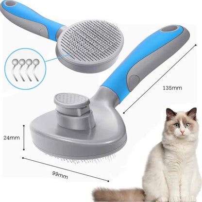 Pet Grooming Dog Brush for Long Hair Removes Pet Cat Hair Shedding Comb Puppy Slicker Brush  Killer Products