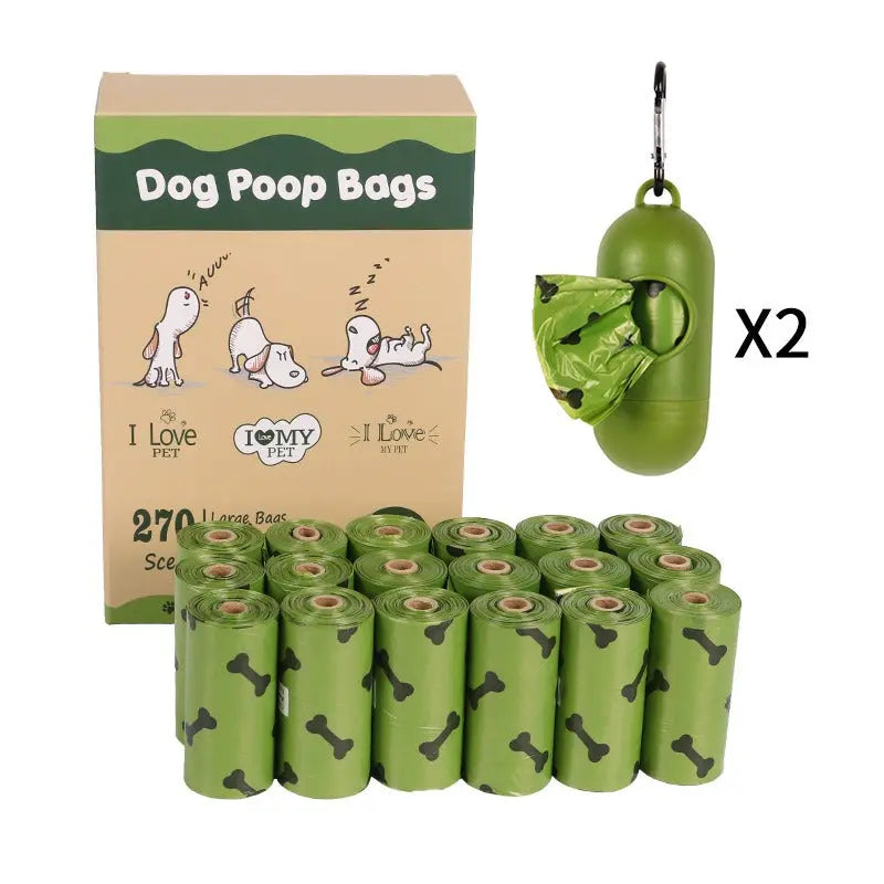 Degradable dog poop bags pet garbage bag - 24 rolls with 15 bags  Killer Products