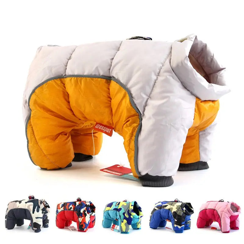 Pet Dog Clothes Winter Clothes Thickened Warm Down Jacket Teddy Dog Quadruped Winter Coat  Killer Products