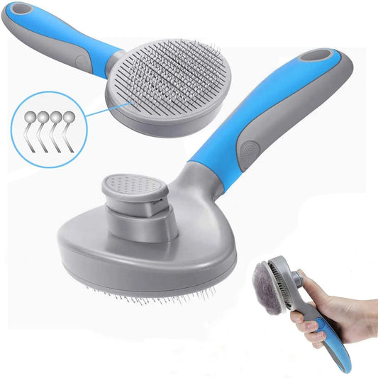 Pet Grooming Dog Brush for Long Hair Removes Pet Cat Hair Shedding Comb Puppy Slicker Brush  Killer Products