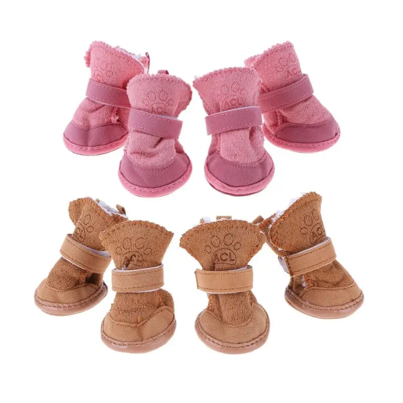 Thick Snow Pet Dog Shoes Animal Warming Shoes Plush Winter Pets Puppy Cats Warm Boots  Killer Products