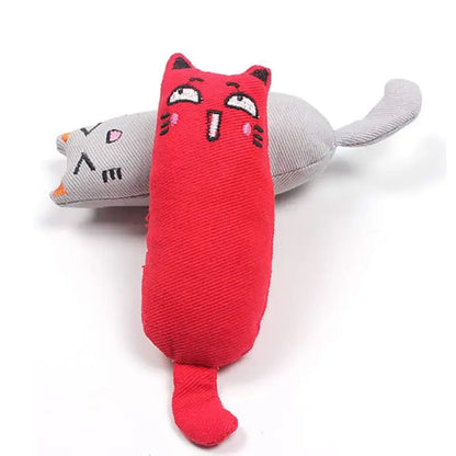 Rustle Sound Catnip Toy Cats Products for Pets Cute Cat Toys for Kitten Teeth Grinding Cat Plush Thumb Pillow Pet Accessories  Killer Products