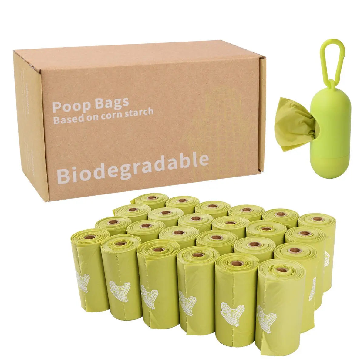 Corn starch based biodegradable/compostable pet garbage bags dog poop bags  Killer Products