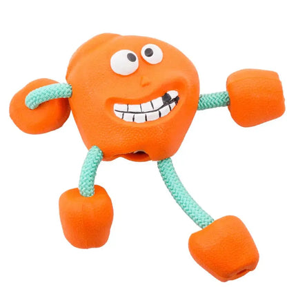 Smile Indestructible Dog Toys Rubber Ball Sound Molar Teeth Resistant to Large and Medium-sized Pets  Killer Products